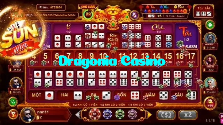 Dragonia Casino casino presented on mobile device in Pakistan with slots and live games